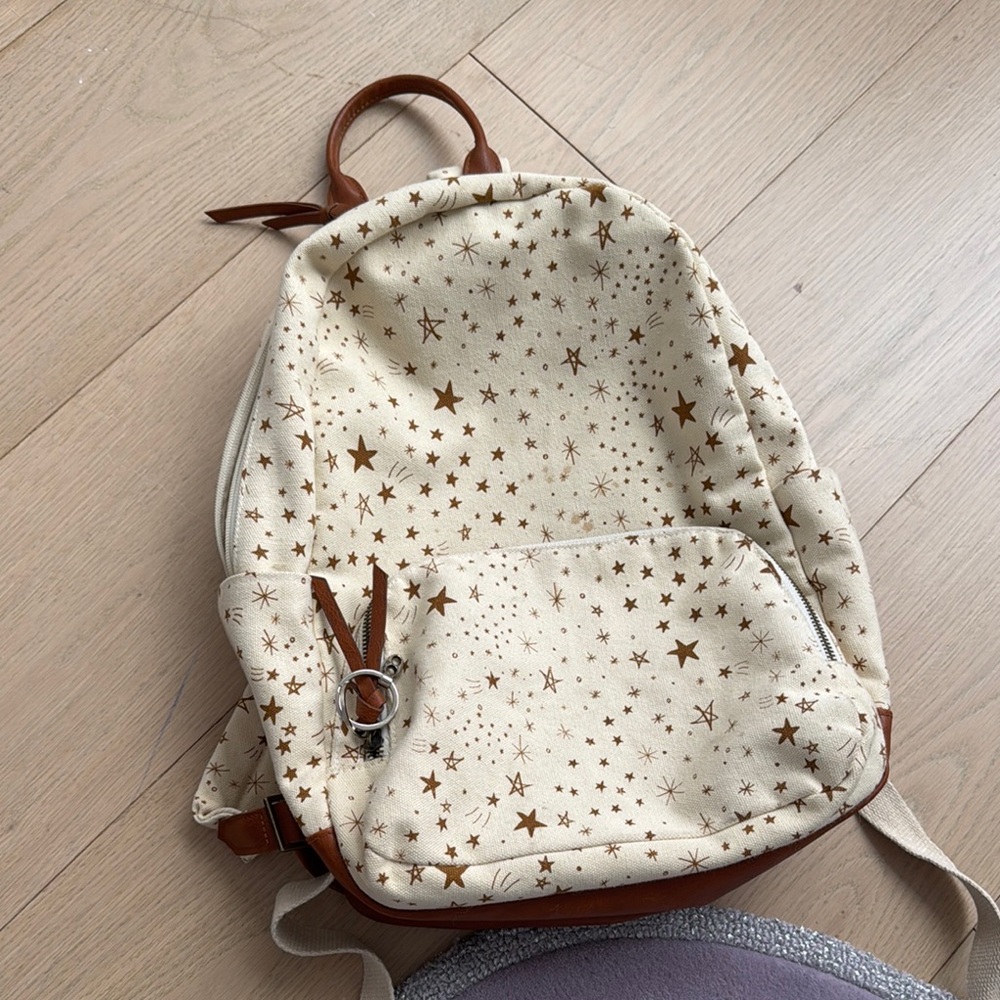 Rylee + Cru Starry Cream Backpack